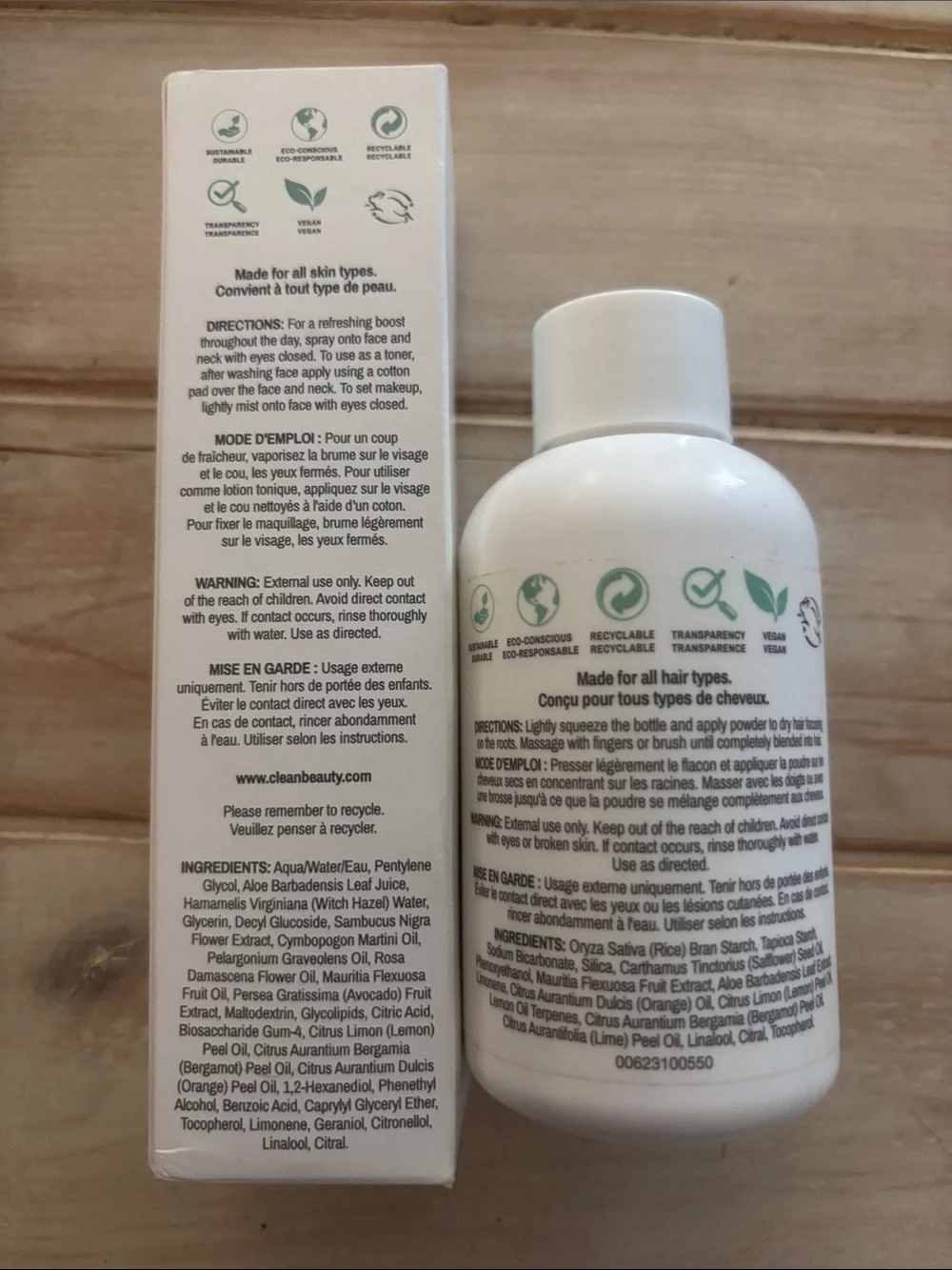 Tapioca Dry Shampoo & Elderflower Mist - 733